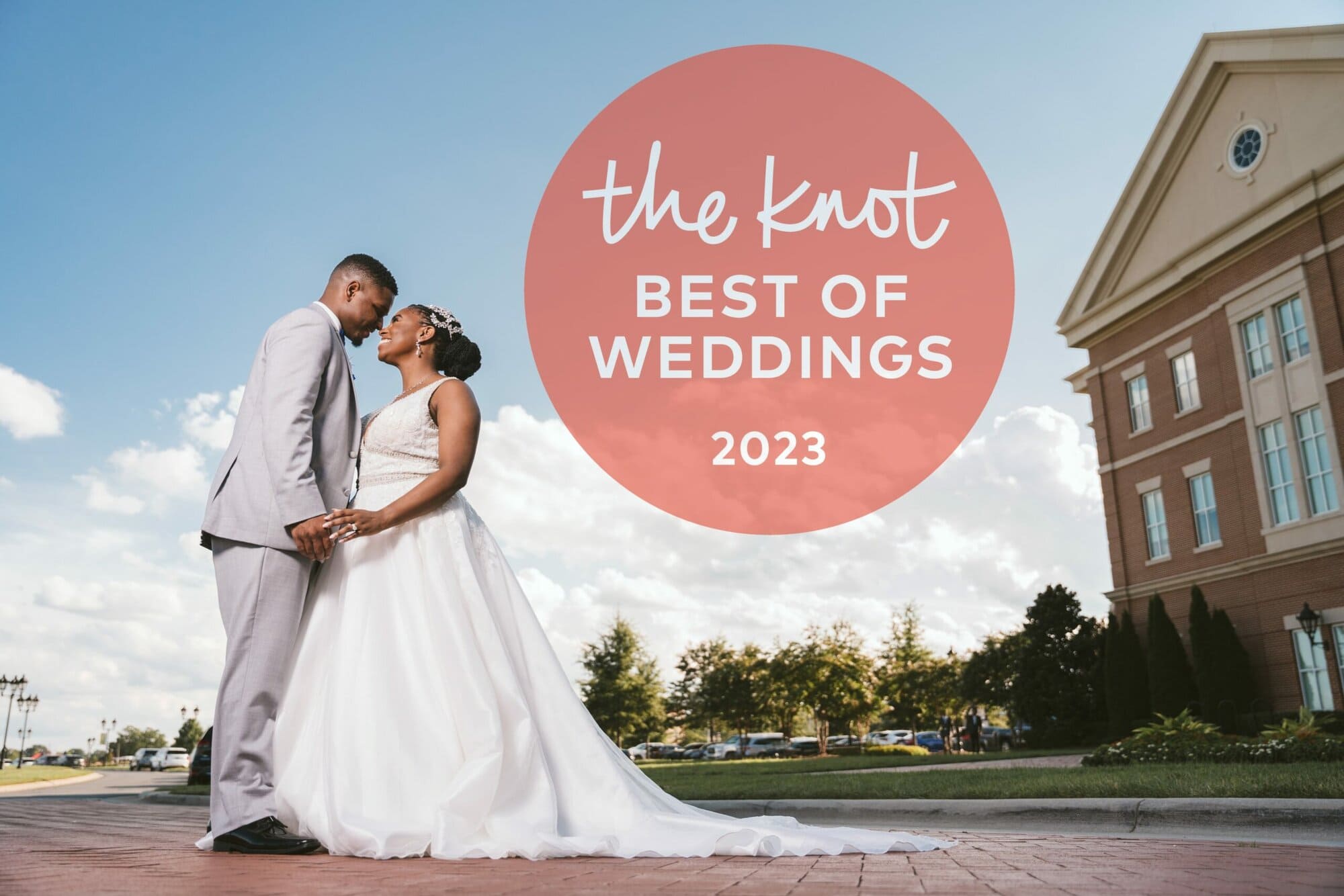 Bride and Groom Portrait. Best of the Knot. Durham Wedding Photographer